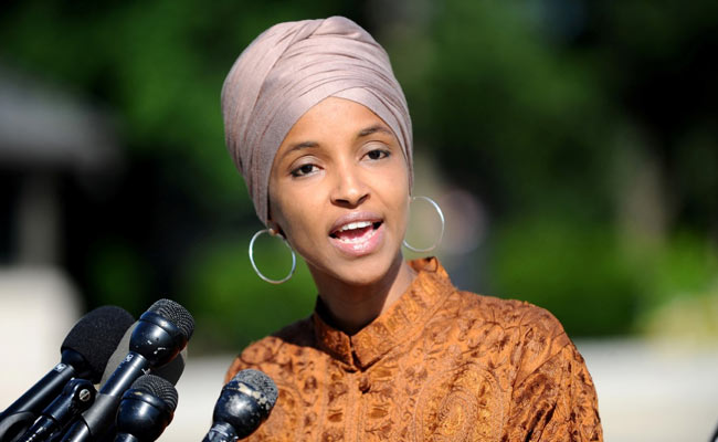 Video: Ilhan Omar Sprayed With Unknown Liquid While Condemning ICE Actions