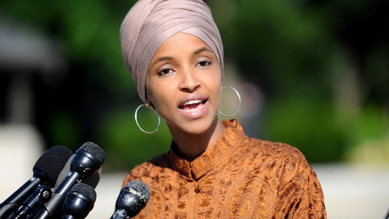 Video: Ilhan Omar Sprayed With Unknown Liquid While Condemning ICE Actions
