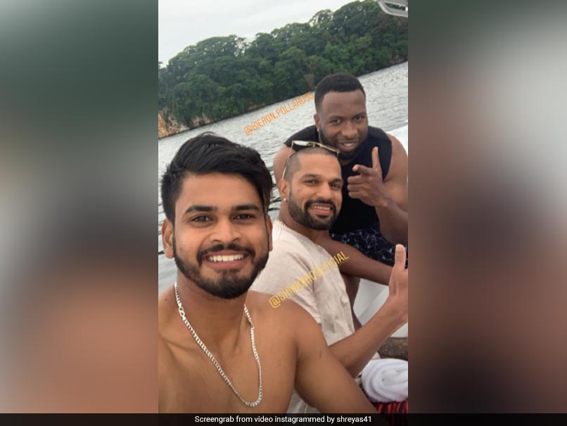 वेस्‍टइंडीज दौरे में खूब मस्‍ती कर रहे भारतीय खिलाड़ी, शिखर धवन और श्रेयस अय्यर ने पोस्‍ट किए VIDEO