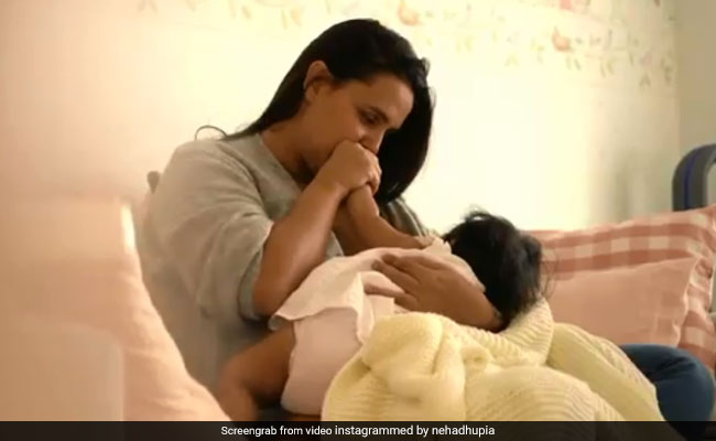 Actress Neha Dhupia Launches A Campaign In Support Of Breastfeeding