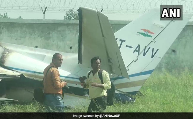 Private Aircraft Crashes In Aligarh, All Six Crew Members Aboard Safe