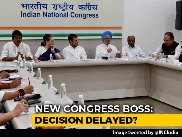 New Congress Chief By 9 pm, Five Groups Hold Marathon Talks