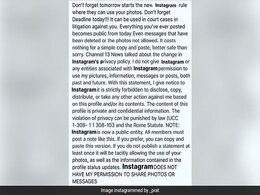 Fact-Checked: The Truth Behind Viral 'Instagram Terms-Of-Service' Post Fact-Checked: The Truth Behind Viral 'Instagram Terms-Of-Service' Post
