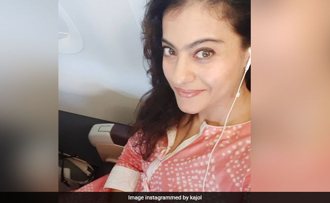 What Kajol Posted About Her Airport Look