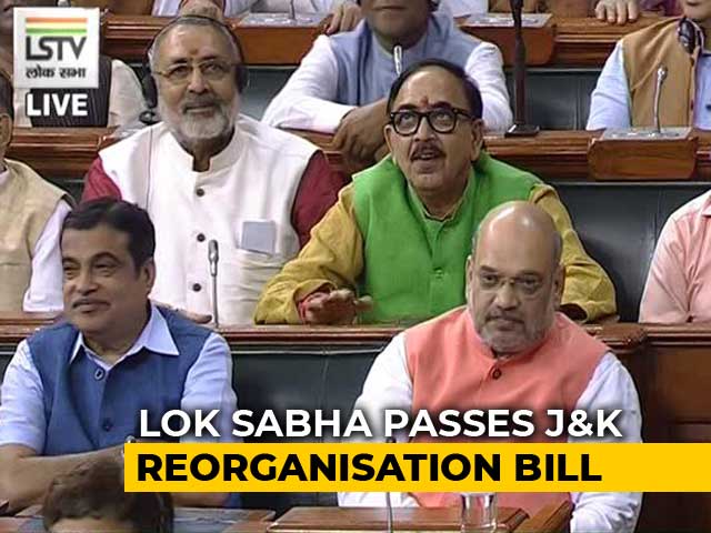 Parliament Clears Jammu And Kashmir Reorganisation Bill