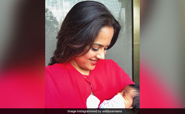Sameera Reddy's Breastfeeding Post Comes With A Special Message For New Dads As Well