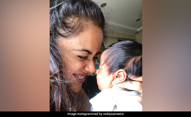 Sameera Reddy's Post For One-Month-Old Daughter Nyra Is Pure Love
