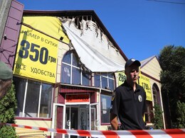9 Killed In Ukraine Hotel Fire 9 Killed In Ukraine Hotel Fire