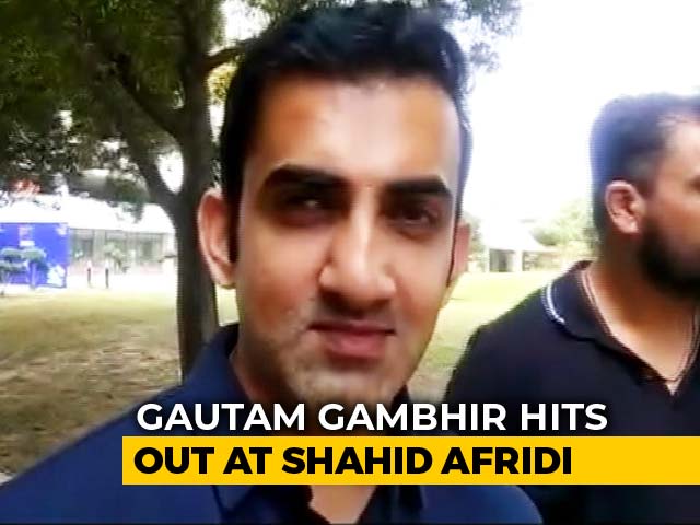 "His Brain Doesn't Grow": Gautam Gambhir's Response To Shahid Afridi