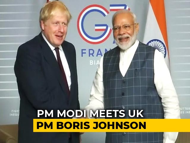 Days After Phone Conversation, PM Modi, Boris Johnson Meet In France