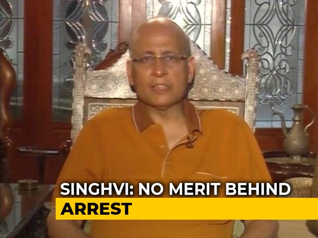 There Was An Attempt To Declare Him Absconder: Abhishek Singhvi