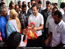 Rahul Gandhi Visits Flood-Hit Constituency Wayanad, Seeks Aid From State Rahul Gandhi Visits Flood-Hit Constituency Wayanad, Seeks Aid From State