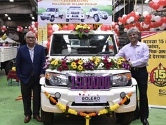 Mahindra Rolls Out 15 Lakh Unit Of The Bolero Pick Up Range