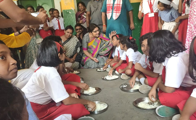 Rice-And-Salt Meal For Bengal Schoolgirls Triggers Trinamool-BJP Row