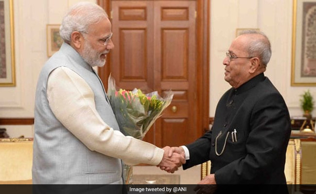 PM Says "Honour To Witness" Pranab Mukherjee Award As Gandhis Stay Away