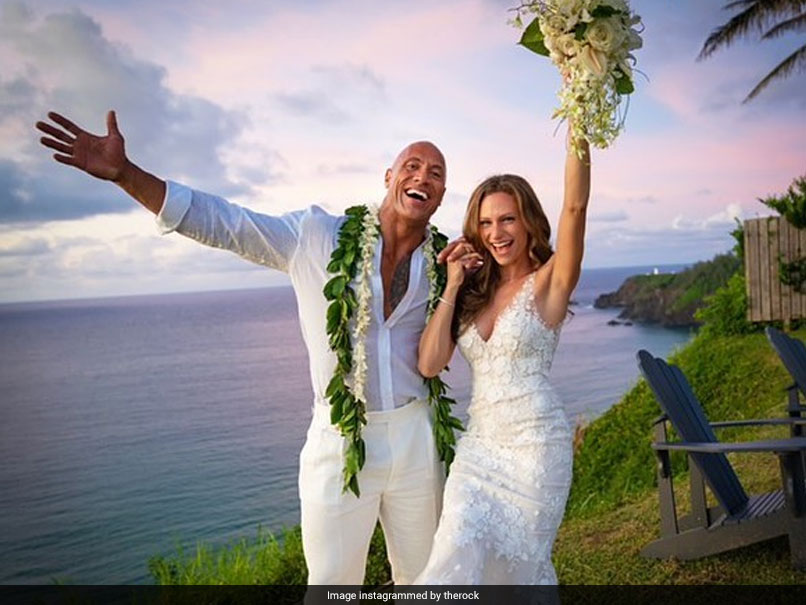 Dwayne "The Rock" Johnson Ties The Knot With Longtime Girlfriend Laura Hashian In Hawaii