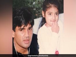 On Suniel Shetty's Birthday, Athiya Shetty Gift Wraps A Throwback Pic On Suniel Shetty's Birthday, Athiya Shetty Gift Wraps A Throwback Pic