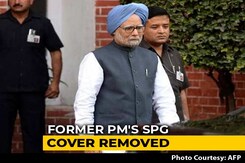 Manmohan Singh's Top Security (SPG) Cover Withdrawn, Given CRPF Security Manmohan Singh's Top Security (SPG) Cover Withdrawn, Given CRPF Security