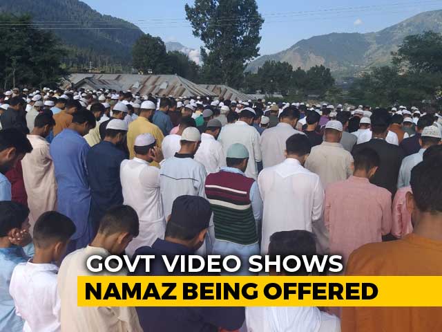 Eid Prayers "Peaceful" In Kashmir, Says Police Amid Severe Restrictions