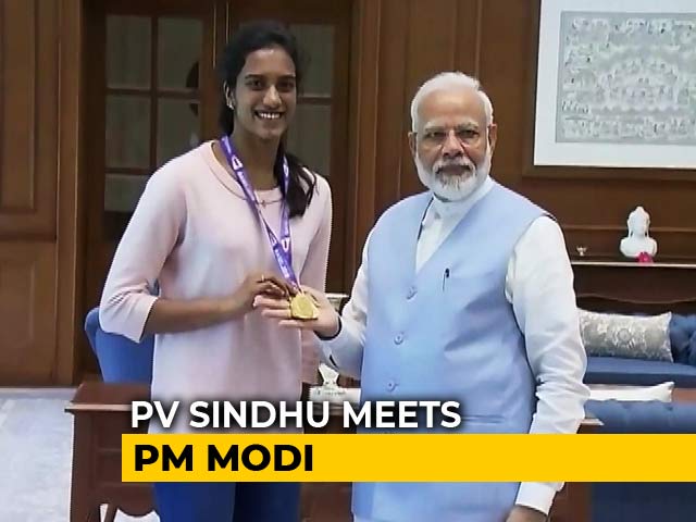 PM Narendra Modi Meets World Champion PV Sindhu, Calls Her "India's Pride"