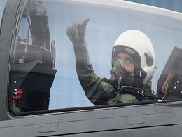 Rajnath Singh "Thrilled" After Tejas Sortie, "Controlled It" Briefly Rajnath Singh "Thrilled" After Tejas Sortie, "Controlled It" Briefly