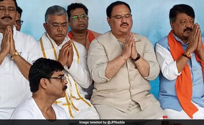 "Jungle <i>Raj</i>, Reign Of Terror In Bengal": BJP's JP Nadda Visits Kolkata