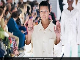 'Mental Health Isn't Fashion': Model Protests Gucci's Straitjackets While Walking The Runway 'Mental Health Isn't Fashion': Model Protests Gucci's Straitjackets While Walking The Runway