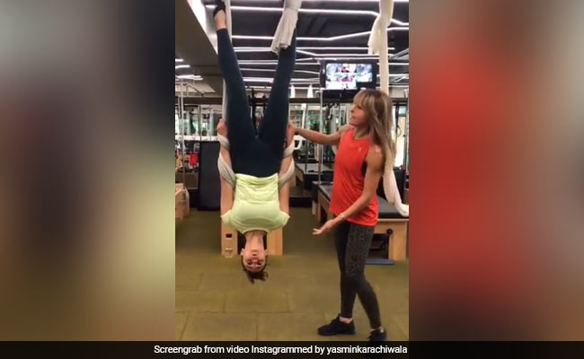 Alia Bhatt 'Totally Nailed' Her First Session Of Aerial Pilates. Watch Her Killing It
