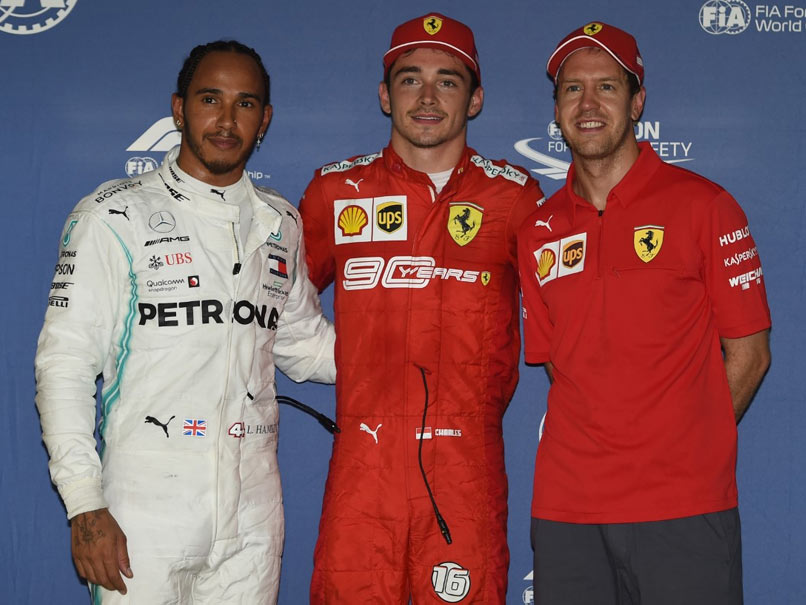 Ferrari's Charles Leclerc On Pole For Singapore Grand Prix