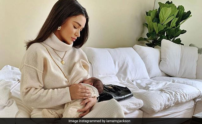 Trending: Amy Jackson Shares Breastfeeding Pic, Writes 'I'm About To Turn Into A Mumbore'