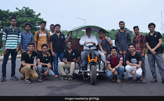 IIT Kharagpur Team Develops Electric Vehicle To Battle Pollution