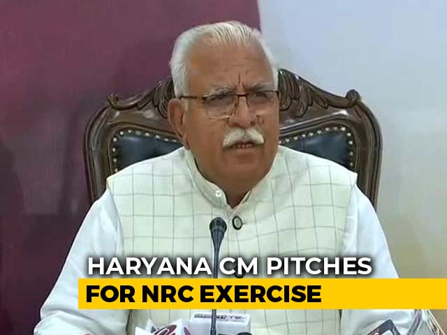Will Implement Assam-Like Citizens' List In Haryana, Says Chief Minister