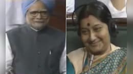 Manmohan Singh's Poetic Banter With Sushma Swaraj In Parliament
