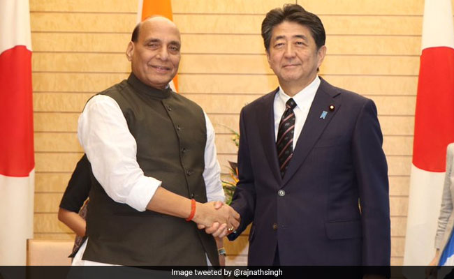 Rajnath Singh Meets Japan PM Shinzo Abe, Informs Him About J&K Move