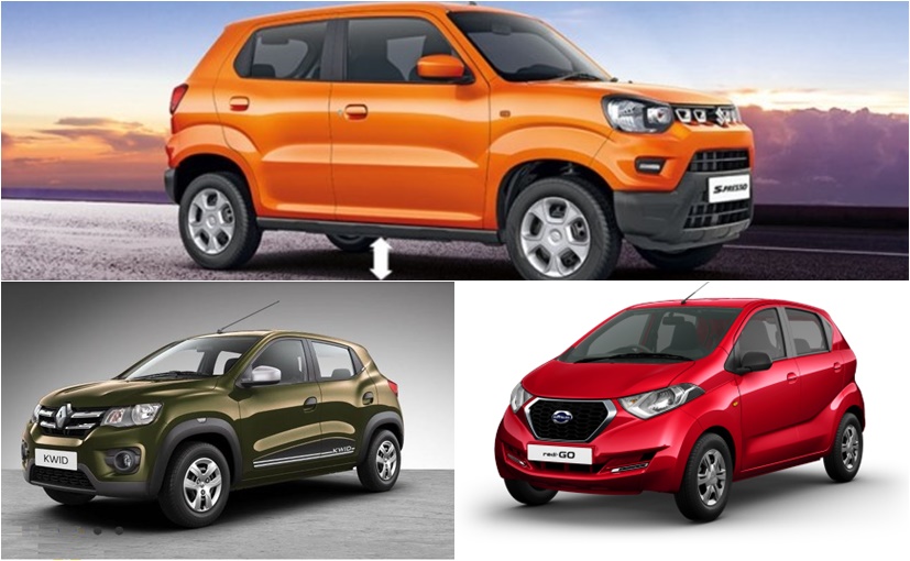 Maruti Suzuki S-Presso vs Renault Kwid vs Datsun redi-GO: Price, Specs, Features Comparison