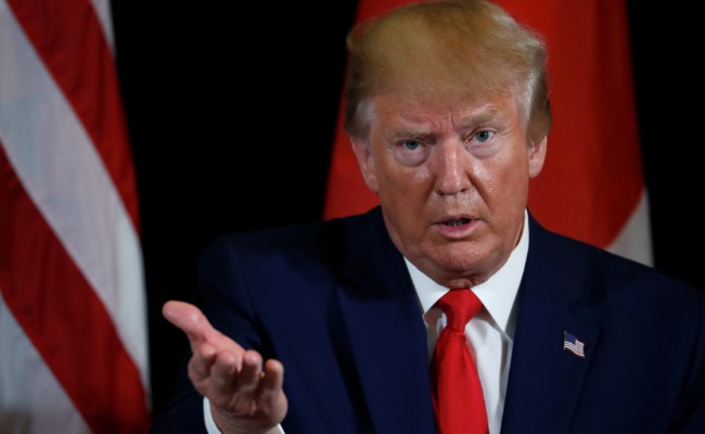 "In Discribing...": Trump's Latest Tweet Attack On CNN Layered With Typos