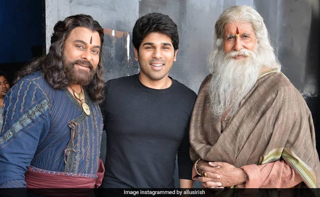 Allu Sirish's Fan Boy Moment With 'Legends' Chiranjeevi And Amitabh Bachchan