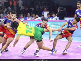 Pro Kabaddi: UP Yoddha Thrash Tamil Tahalivas, Jaipur Pink Panther Play Out Draw With Gujarat Fortunegiants Pro Kabaddi: UP Yoddha Thrash Tamil Tahalivas, Jaipur Pink Panther Play Out Draw With Gujarat Fortunegiants
