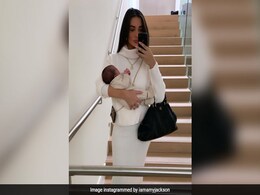 New Mom Amy Jackson Shares Pics From Son Andreas' 'First Day Out' New Mom Amy Jackson Shares Pics From Son Andreas' 'First Day Out'