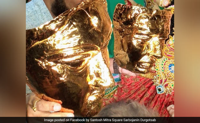In The Making, A Gold-Plated Idol Of Goddess Durga Worth Rs 20 Crore