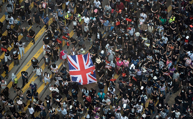 Police Shoot Hong Kong Protester In Chest During Clashes