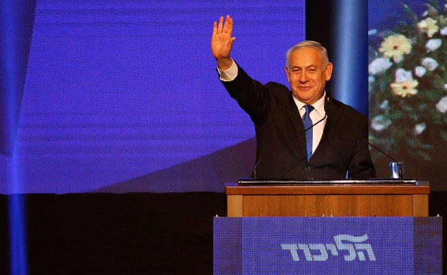 Israel PM Benjamin Netanyahu Tied With Main Rival, Exit Polls Show
