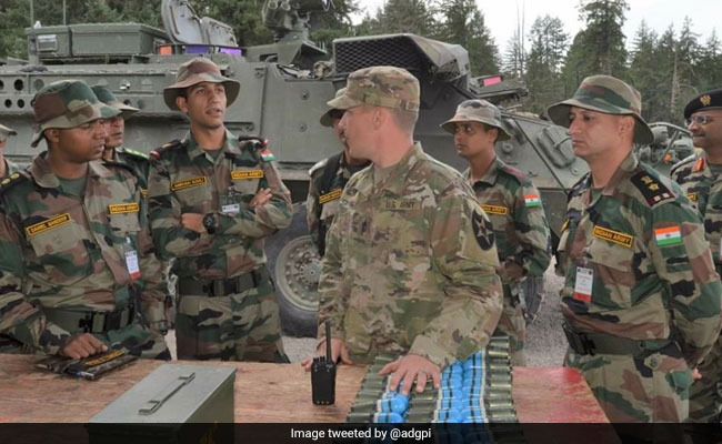 US, India Troops Train Jointly On Howitzers, Chinooks Under Yudh Abhyas
