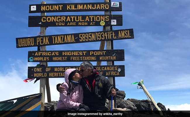 Ankita Konwar Climbs Mt Kilimanjaro With Milind Soman On 28th Birthday. See Pics