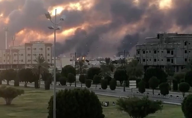 Drone Attacks On Saudi Arabia's Aramco Oil Plants Trigger Fires