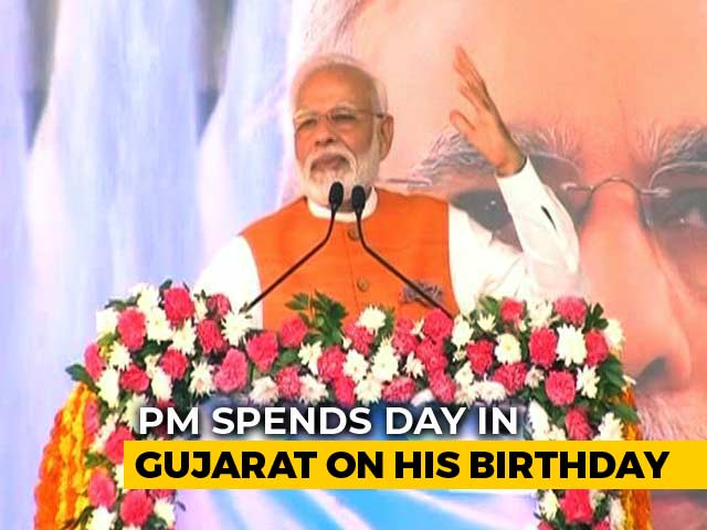 PM Modi Addresses Public Meeting In Gujarat On His Birthday