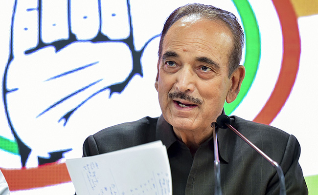"You Gave Pain, Now...": Ghulam Nabi Azad's Message To Centre On Kashmir