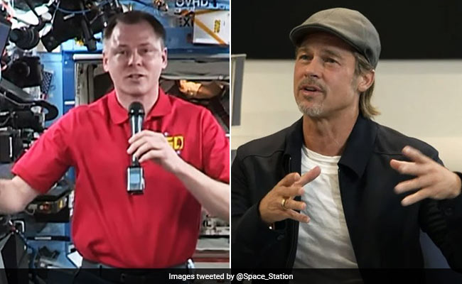 Brad Pitt Phones Astronaut, Asks "Did You Spot Indian Moon Lander"?