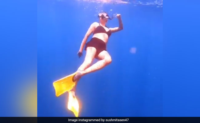 Sushmita Sen, 43, Learns To Skin Dive: 'It's Never Too Late For Anything'