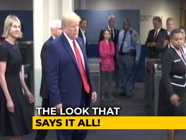 Watch: Greta Thunberg's Epic Reaction As Trump Walks Past At UN